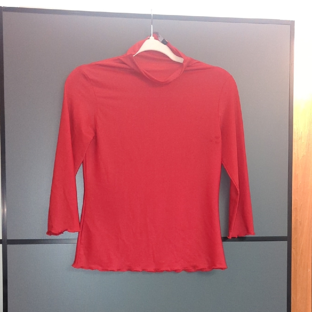 Elegant Red Women's Top